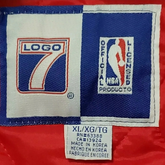 Chicago Bulls NBA Logo 7Full Zip Hooded Men's Size XL Jacket NWT VTG - Picture 6 of 11